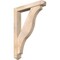 Ekena Millwork Funston Arts and Crafts Smooth Bracket w/ Offset Brace, Douglas Fir, 5 1/2"W x 32"D x 44"H BKT0604X32X44FST03SDF - alternate 1